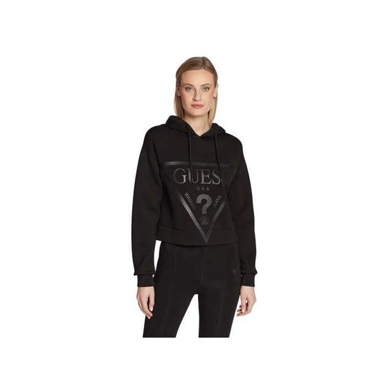 Sweat Guess Femme Essential Noir Synth tique Noir