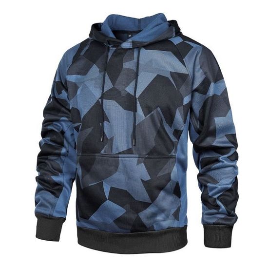 Pull à Capuche Mossy Oak Camo - Homme Taille XL - Doublé Polaire - Occasion