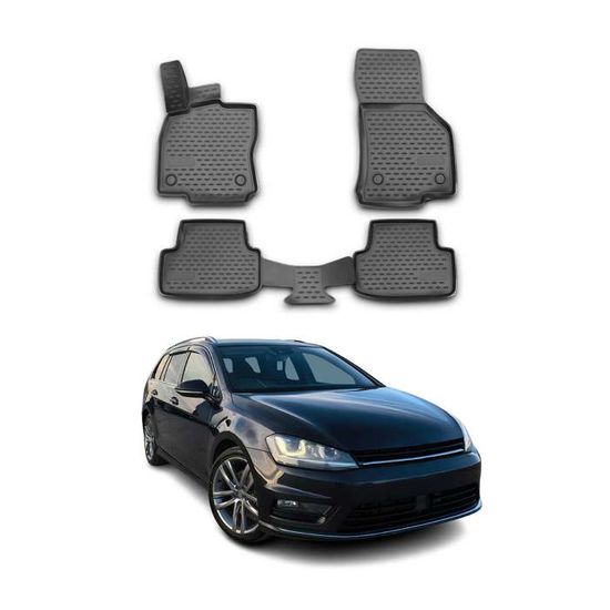 Tapis sur mesure 5D TPE Volkswagen Golf 8 2020-2025