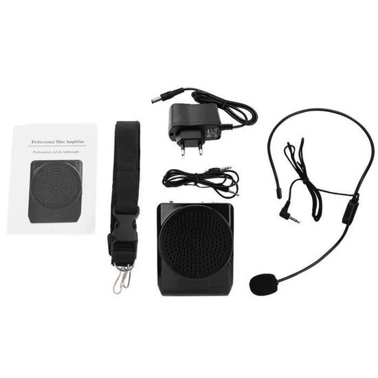 Haut-parleur portable rechargeable d'enseignement de microphone d
