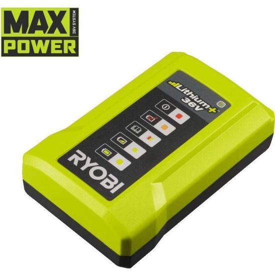 Chargeur de voiture RYOBI 18V OnePlus Lithium-ion 1.8A RC18118C - Cdiscount  Bricolage