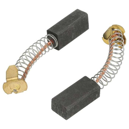 Balais Charbon 7x12x18 Mm - Lot De 2 Avec Vis - Remplace Bosch 1 609 203 V51 Pour Défonceuse Et Autres Outils