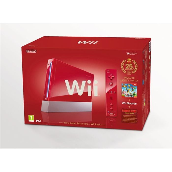 Pack Wii New Super Mario Bros 25e anniversaire