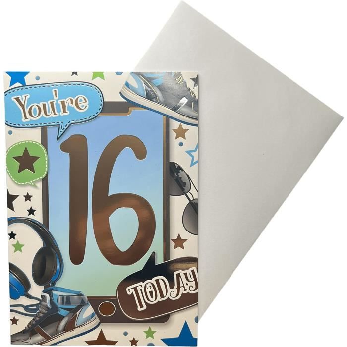 Carte D'anniversaire Pour Garçon De 16 Ans