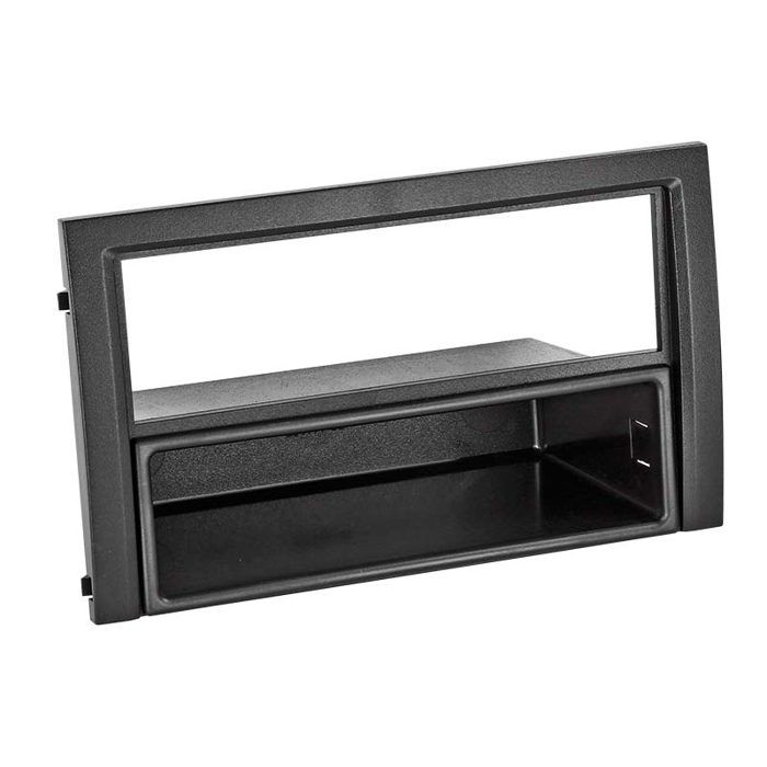 2-DIN Adaptateur de façade avec vide poche Skoda Fabia 2004 - 2007 noir