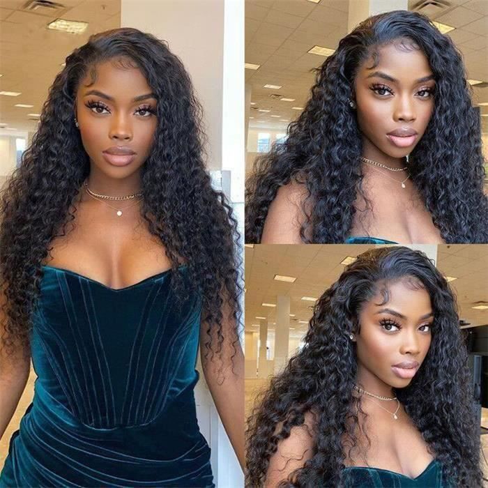 Perruque Femme Pas Cher Cheveux Humain Lace Frontal Pour Les Femme 13*4 Ondulé VIPbeauty Hair 150% Densité
