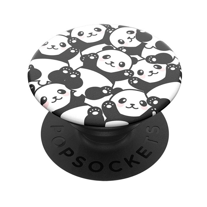 PopSockets Grip Pandamonium Blanc et Noir - 0842978139425