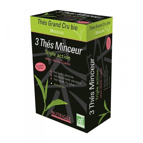 Nutrigée 3 Thés Minceur Bio Triple Action 60 sachets
