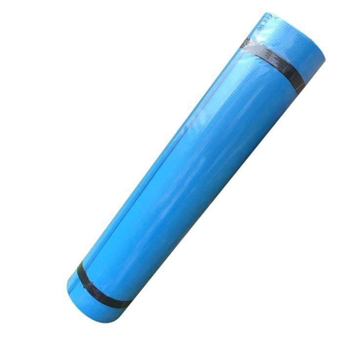 Tapis de sol, Tapis de sport, Tapis de gymnastique, Tapis de yoga en Mousse Bleu 173 cm x 60 cm x 0.4 cm