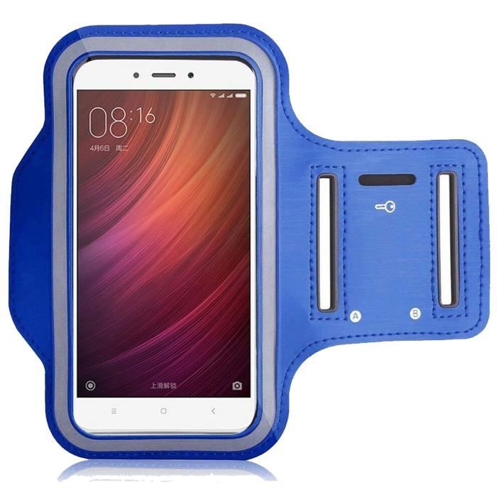 Housse étui, Brassard de sport tour de bras Ultra léger Bleu marine pour téléphone Xiaomi Redmi S2 5.99\