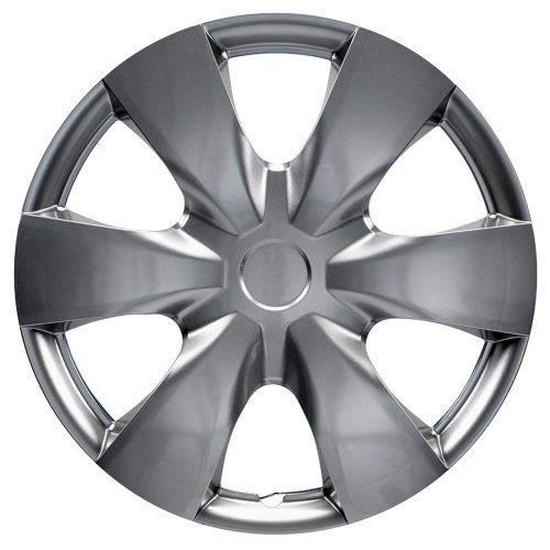 Autostyle KT-1008-15GM - AUTO/MOTO - ENJOLIVEUR - Auto-Style Maryland Ensemble de jantes Gris acier 15`, 4 pièces