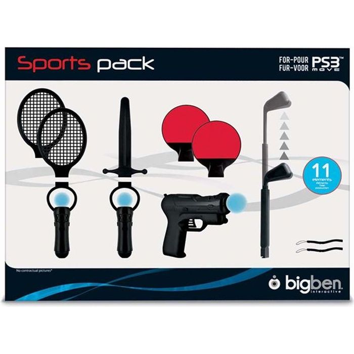PACK DE 6 ACCESSOIRES POUR PS3MOVE