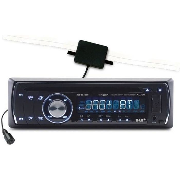 CALIBER Autoradio RCD234DAB-BT - CD DAB et BT