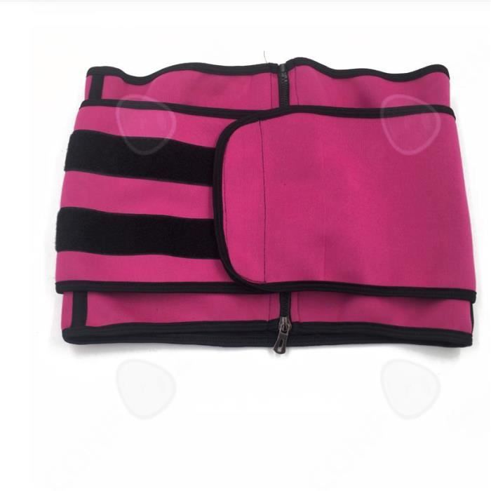 CONFO® Taille S Gaine Amincissante Ventre Plat Serre Corset Sculptant Réglable Ceinture Abdominale ZipSudation Sauna Néoprène Minceu
