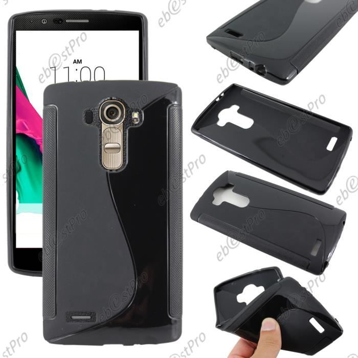 ebestStar® Housse Vague LG G4, Noir +Film