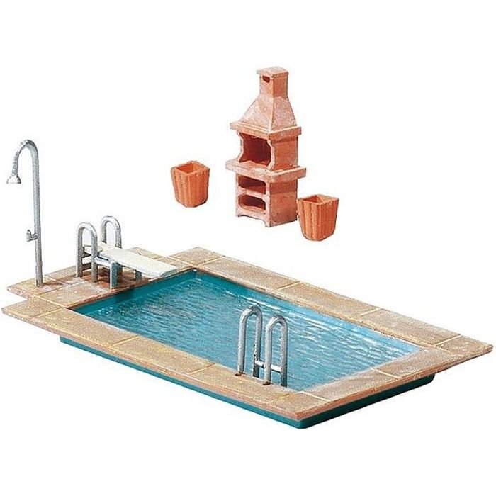 Modélisme - Piscine et abri de jardin