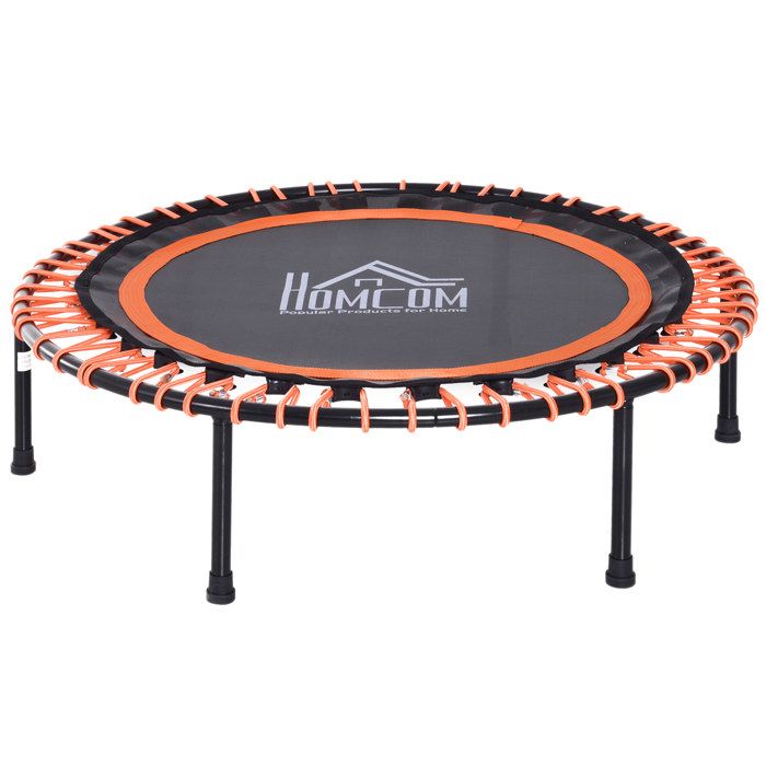 Trampoline de Fitness / gymnastique haute performance Ø 102 cm élastiques Bungee utilisation intérieure extérieure orange noir