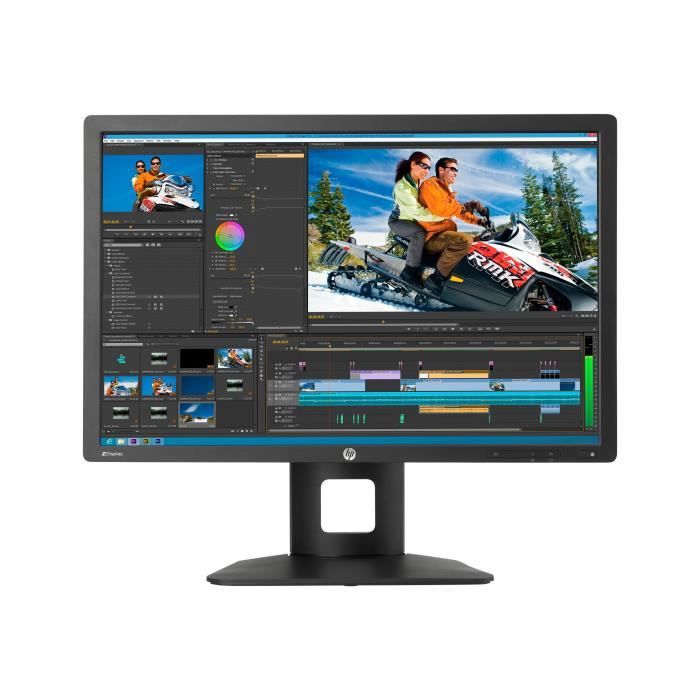 Hp Z Display Z24i Écran Led 24- (24- Visualisable) 1920 X 1200 Ips2 300 Cd-m² 1000:1 8 Ms Dvi-d, Vga, Displayport Noir