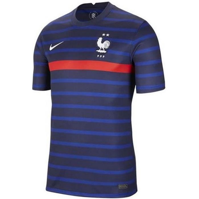 Nouveau Maillot Officiel de Football Enfant Nike France Domicile Euro 2020