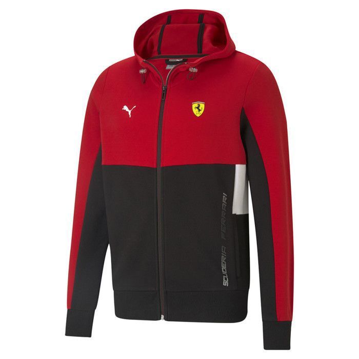 Sweatshirt à capuche Puma Ferrari Race Jacket - rouge vif - S
