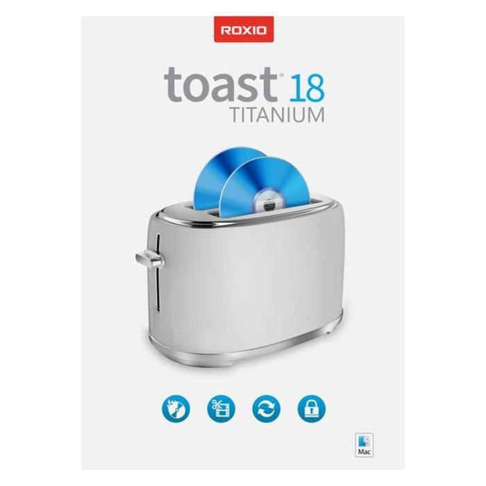 COREL Roxio Toast 18 Titanium pour MacBook - A télécharger