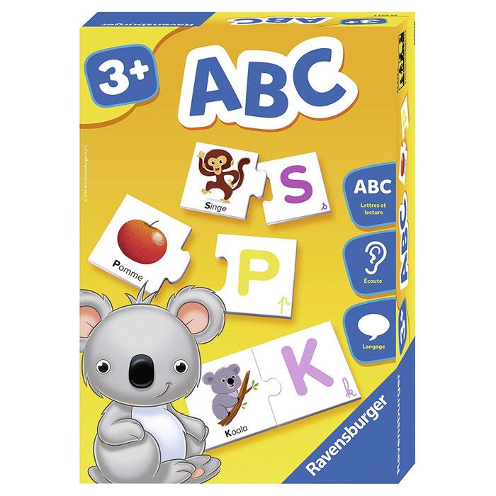 RAVENSBURGER Jeu éducatif ABC - 3 ans et +
