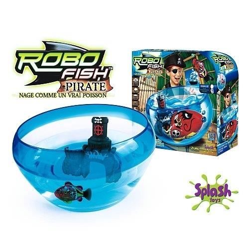 AQUARIUM + ROBOFISH PIRATE ET SON CHÂTEAU