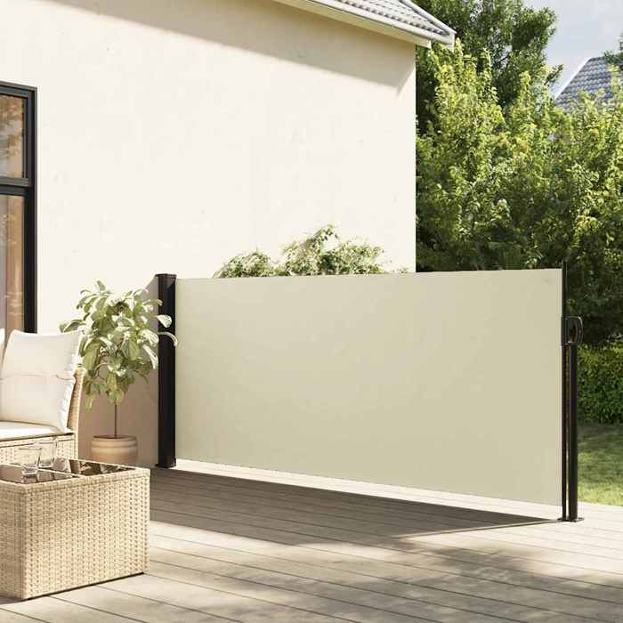 vidaXL Auvent Latéral Rétractable Brise-vue de Jardin Écran de Protection Écran de Balcon Terrasse Arrière-cour 4004385