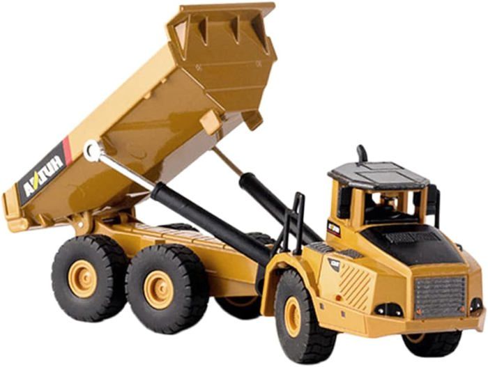 Hamwesh Jouet de Tracteur de Moissonneuse, Détails Réalistes et Pièces Mobiles, Jouet de Véhicule Agricole, Remorque de Tracteur avec Accessoire Inclus pour Les Enfants de 4 5 6 7 8 9 Ans