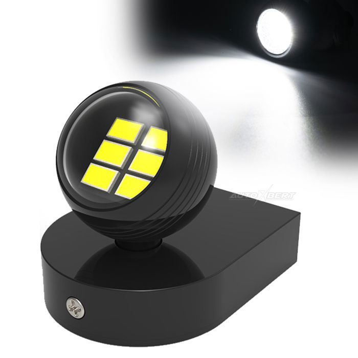 Eagle Eye Lumière Recul Asudaro Voiture - Radar Œil Aigle Universel - IP67 18W 6000K Blanc Feu Recul Led
