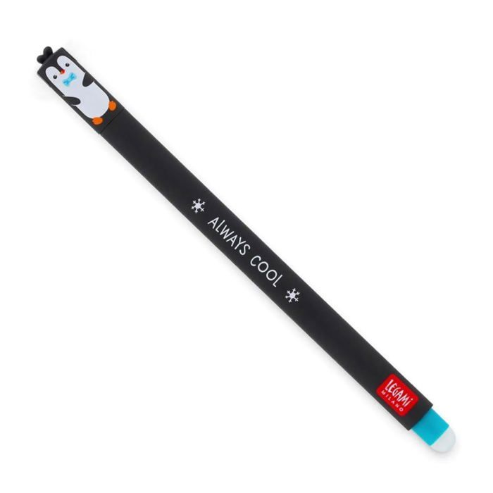 4 Stylos Effaçables à Encre Thermosensible - Pointe 0,4 Mm - Design De Noël (Père Noël, Bonhomme De Neige...)