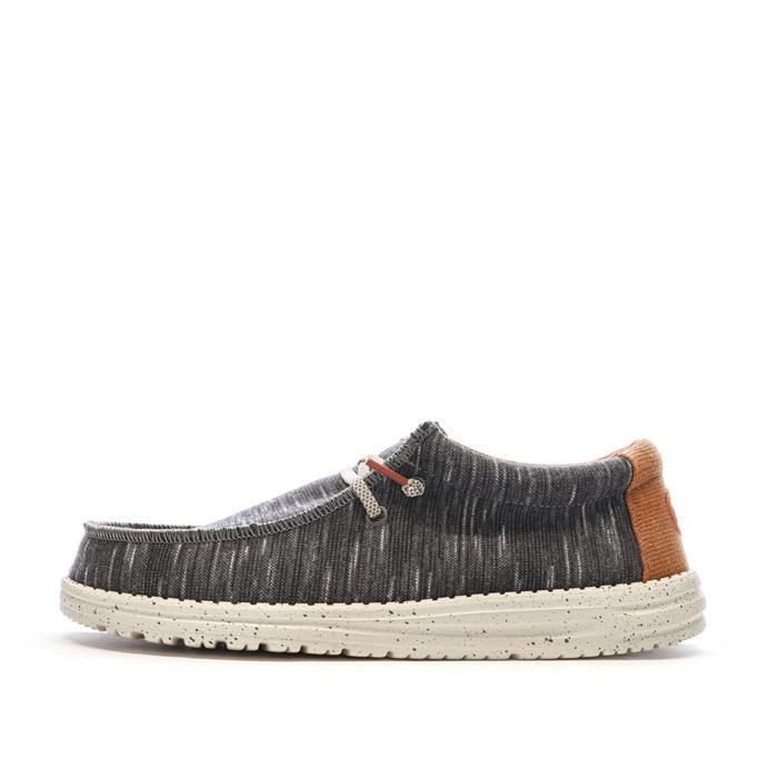 Hey Dude Chaussures Grises Chiné Homme Hey Dude Wally Jersey