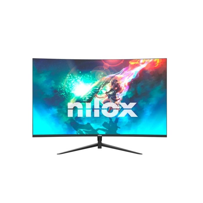 Moniteur Gaming Curvo 24 - Nilox NXM24CRV2001 - Full HD 200Hz - VA 1ms - HDMI/DP