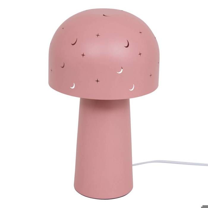 Lampe droite champignon Starry H.27cm rose - Atmosphera Créateur dintérieur