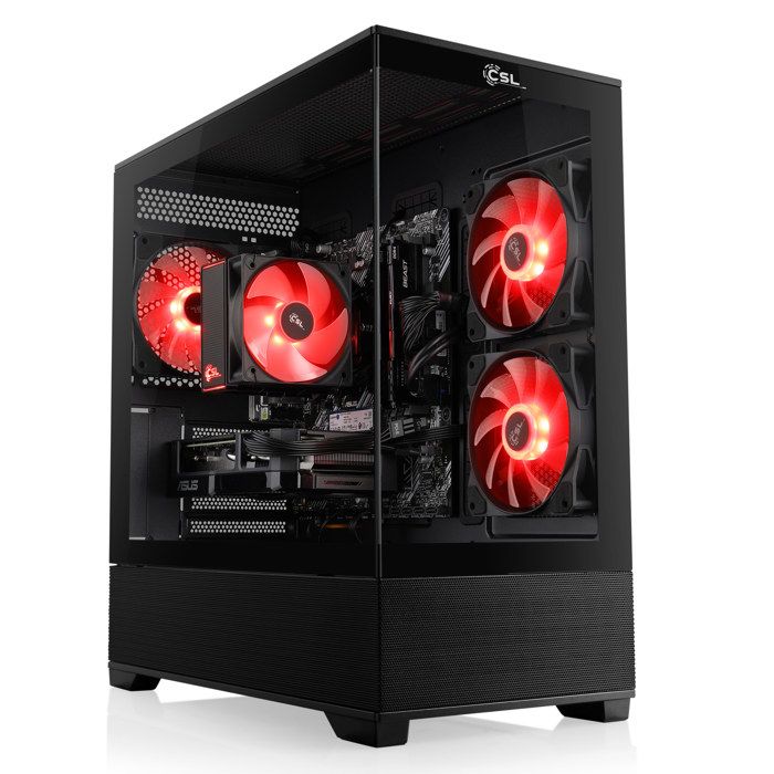 Csl-computer Pc Gaming M13580h - Amd Ryzen 5 - Nvidia Rtx5060ti - Ddr5 - M.2 Ssd - Windows 11 Famille - vue 2