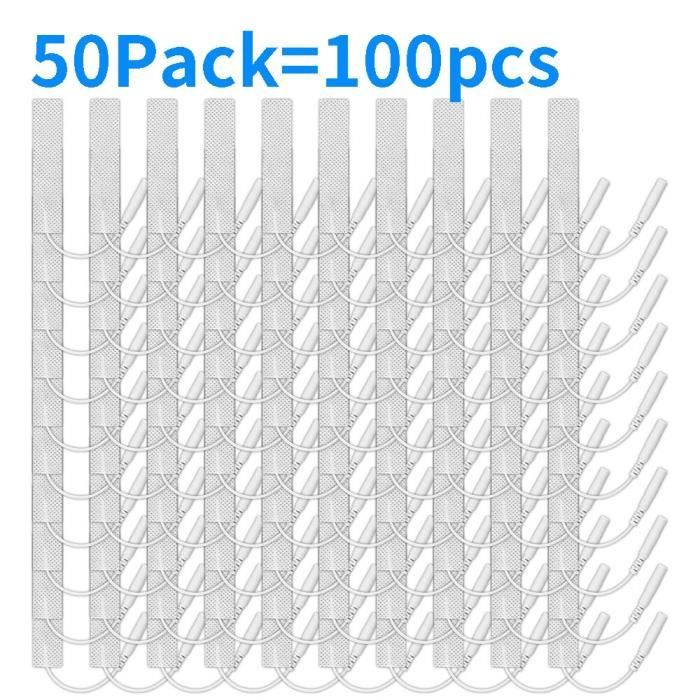 Électrodes TENS 24 Pièces,Patchs De 6x9cm Pour électrostimulateur
