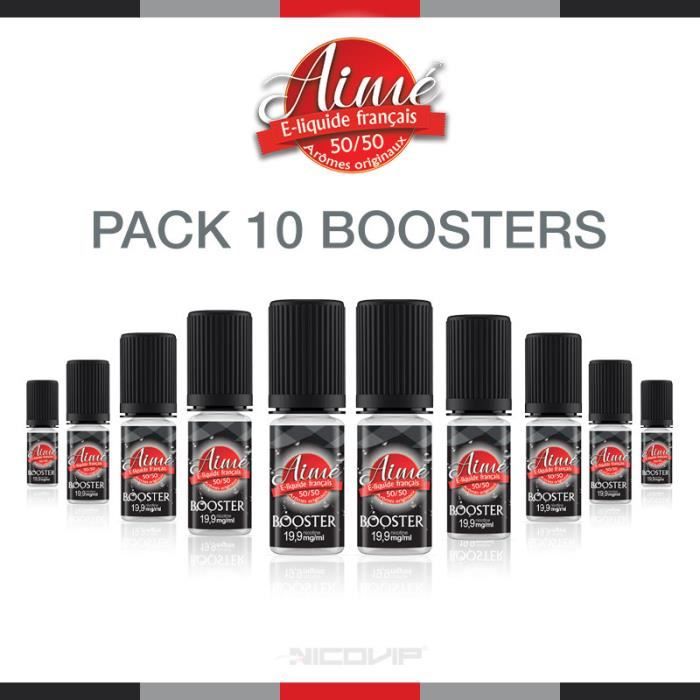 Pack Promo X10 Boosters de Nicotine 10 ml