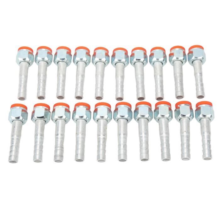 Raccord Cannelé Pour Tuyau De Climatisation 50pcs Raccord De Cannelure De Tuyau De Climatisation