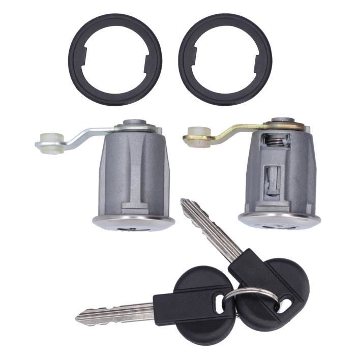 Lot De 2 Serrures Barillet De Porte Pour Volkswagen Skoda Audi