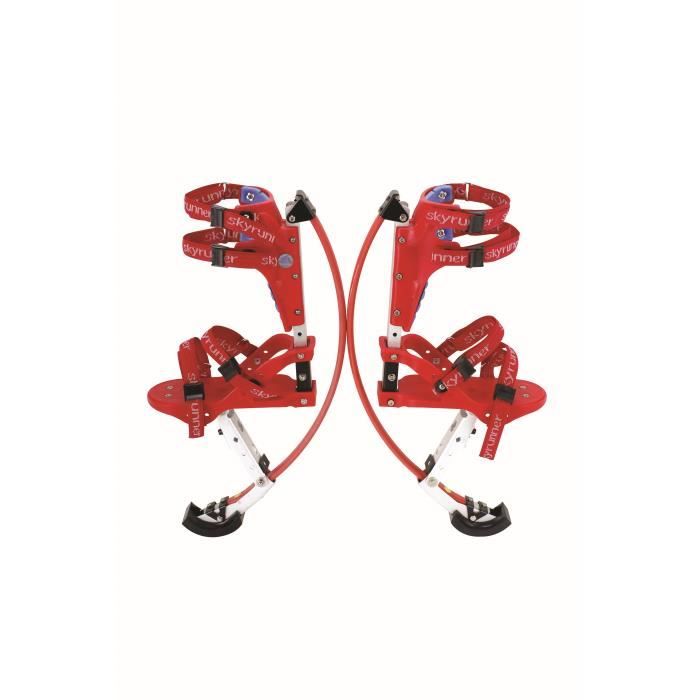 Skyrunner Chaussures de kangourou pour enfants pour sauter à échasses de printemps de Pogo Chaussures de fitness 20-40KG ROUGE