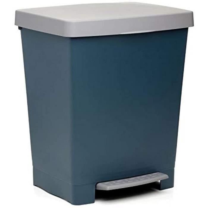 Poubelle De Cuisine, Capacité 23L, Pédale Rétractable, Polypropylène