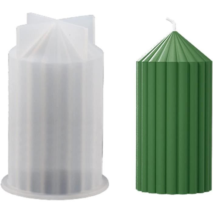 Lot De 10 Moules à Bougies Votives Métal - 2 Pouces - Sans Couture + 10 Broches