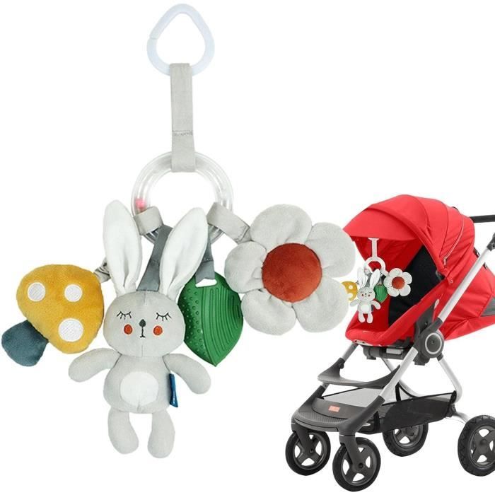 Jouet hochet pour poussette bébé, jouets hochet doux pour bébé