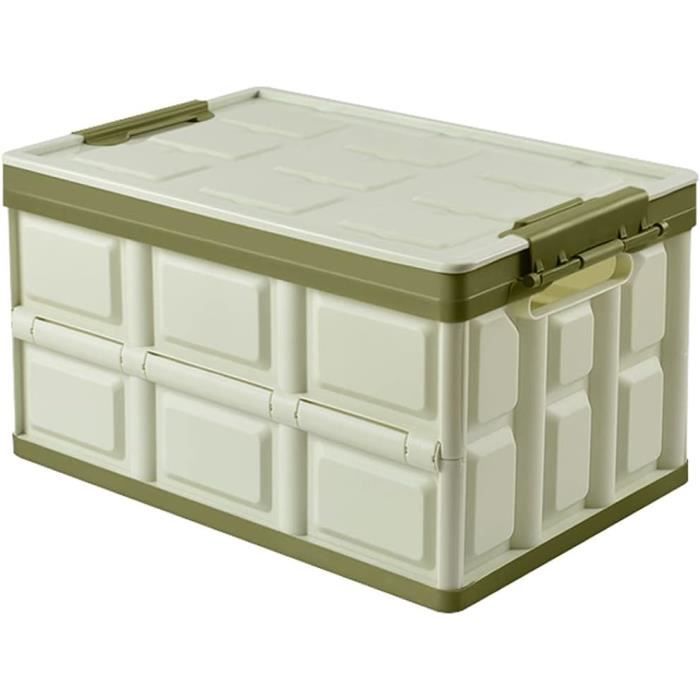 Seau Pliable En Silicone 16L Avec Couvercle Multifonction - Transformable En Table, Support Et Rangement, Pour Maison Et Extérieur - 3