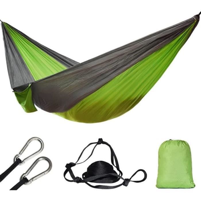 Hamac Portable en Tissu Parachute en Nylon, Taille Simple et Double