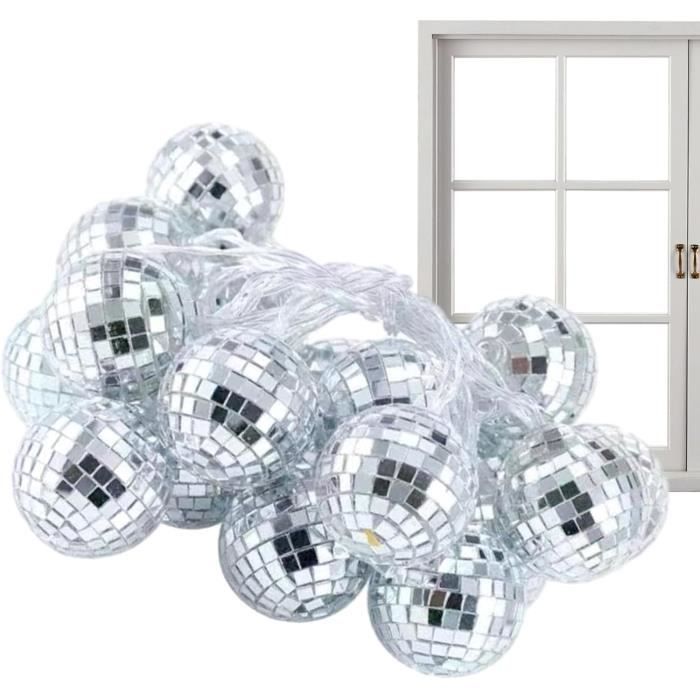 Ballon Argenté Boule Disco, 10 Decoration Anniversaire Boules à Facettes Ballon Helium Anniversaire Annee 70 80 90 Fete Rétro Dance Mariage Anniversaire Accessoires Disco Deco Carnaval