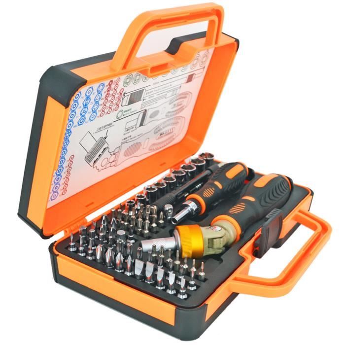 assortiment de couleurs Magnétique Bits Tool Bosch manuel Tournevis SET de 46 pièces