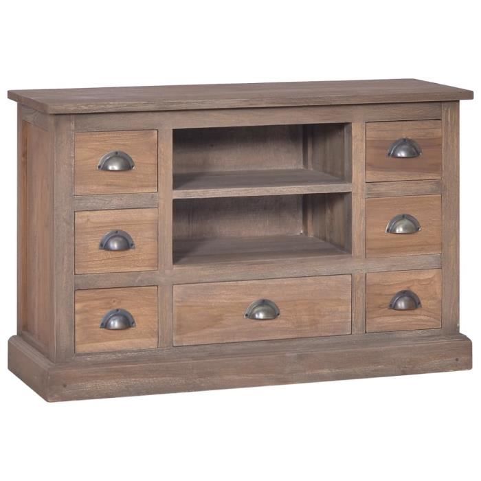 MAISON Buffet Bas Armoire Multi rangements 7 Petits Tiroirs MAISON Buffet Bas Armoire Multi rangements 7 Petits Tiroirs