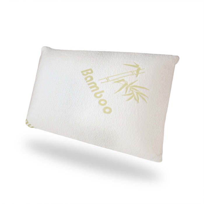 Oreiller bambou mémoire de forme respirant déhoussable - Collection Bamboo - 30 x 50 cm