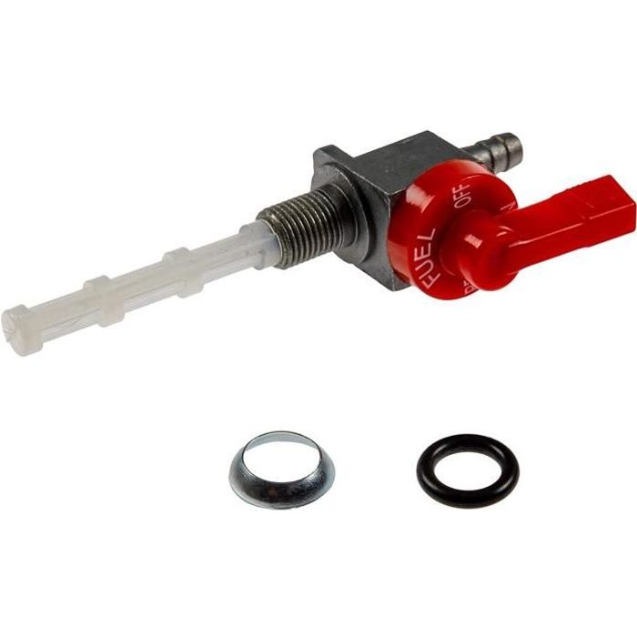 Robinet de r/éservoir /à essence G/én/érique Mobylette Peugeot 50 103 robinet noir durite noire Neuf